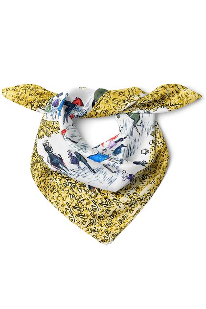 Horse & Jockey Pattern Scarf Bandana 50X50 cm