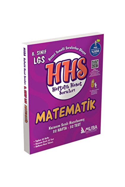 Muba Yayınları 1420 - 8.Sınıf Türkçe Haftalık Hasat Soruları (HHS