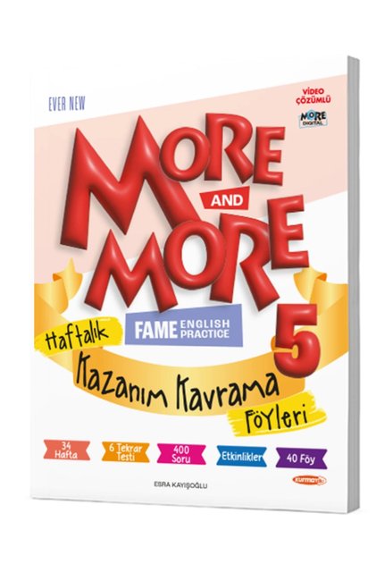 5. Sınıf More & More Haftalık Kazanım Kavrama Föyleri