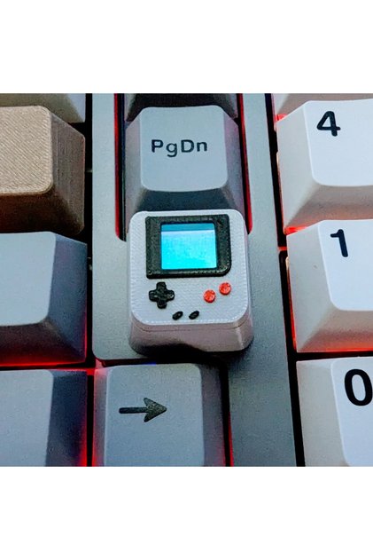 Retro Game Konsolu Keycap (2'li Set) | Mekanik Klavye Uyumlu | Oyun Temalı Tuş Başlığı