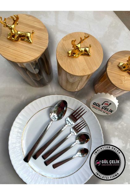 60 Piece Spoon Fork Set Stainless Steel