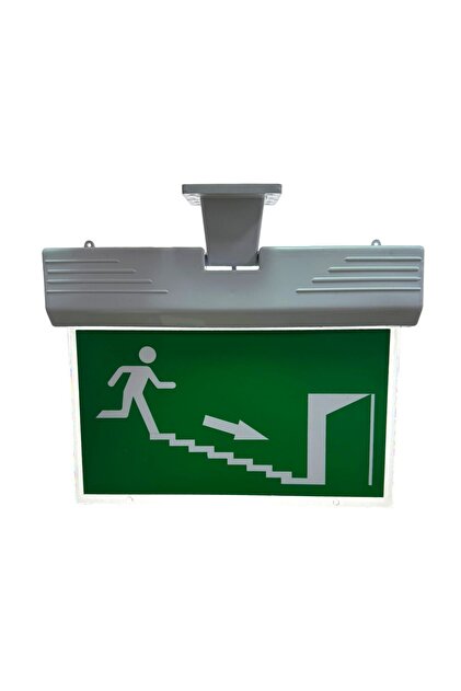 Nisaluce IŞIKLI ACİL (EXIT) ÇIKIŞ LEVHASI - MERDİVEN AŞŞAĞI YÖN
