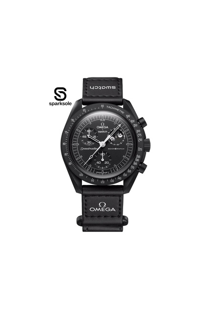 OMEGA×swatch Speedmaster クロノグラフ ブラック Swatch x Omega Moonphase Snoopy Black -SPARKSOLE - Fiyatı, Yorumları