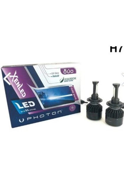 N Duo H7 Led Xenon 6.000 Kelvin Beyaz 12.000 Lümen Şimşek Etkili 1 Adettir Motorsikletler Için