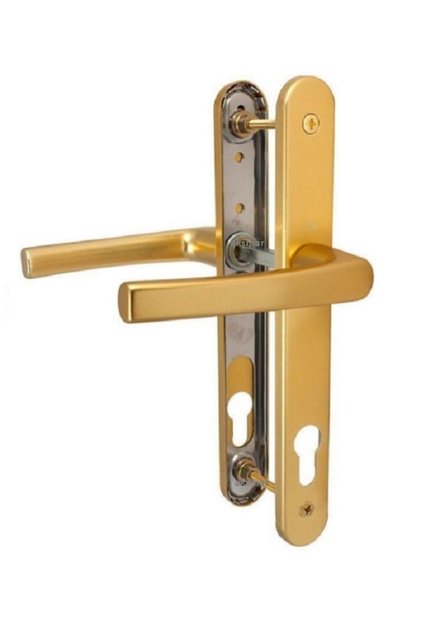 Mirrored Door Handle Lever-Barel Center 85 mm