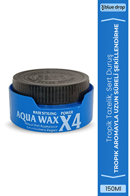 BLUE DROP Power Aqua Hair Wax X4 Mavi 150 ml - Fiyatı, Yorumları
