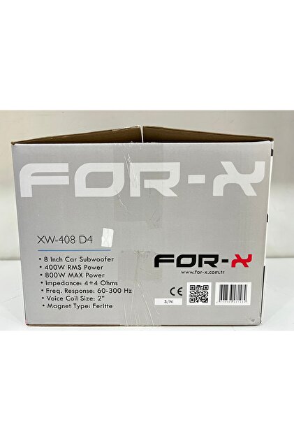 For-X xw-408 20cm 400rms subwoofer - Fiyatı, Yorumları