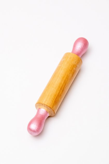 Bonimo Play Dough Ahşap Mini Merdane - Pembe