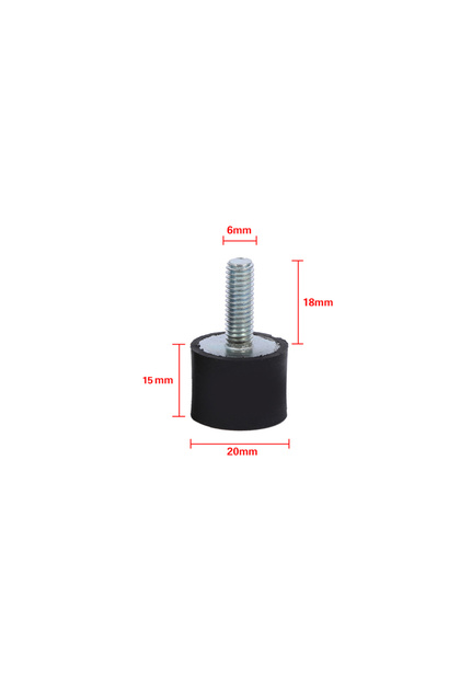 VD20x15 M6x18 4Pcs M8/M6 Mounts Shock Absorber Anti Vibration Silentblock Bobbins Isolator Mounts.