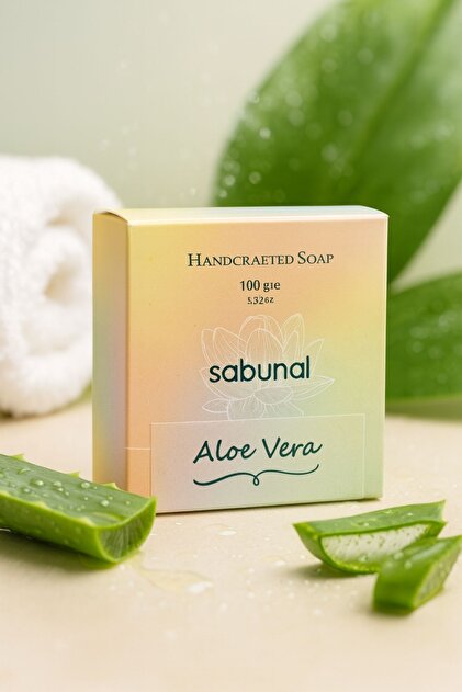 sabunal Aloe Vera Sabunu - Nemlendirici ve Yattrc Bitkisel Doal Sabun  100 gr - Fiyat, Yorumlar