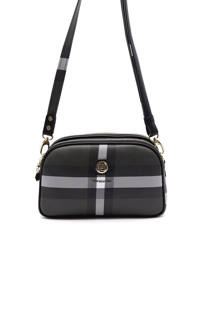 Black - Black Sp745 Women's Crossbody Bag