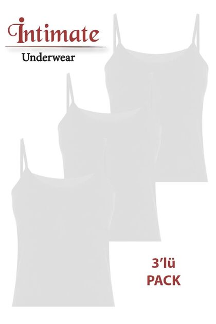 Women's 3 Piece Basic Tank with Rope Strap