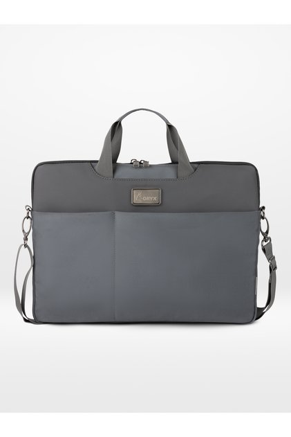 O-lapclassy Sleek Laptop Bag Minimalist Lightweight Work Bag Grey