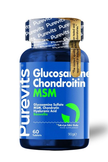Glucosamine - Chondroitin - Msm - Boswellia - Hyaluronic Acid - 60 Tablets