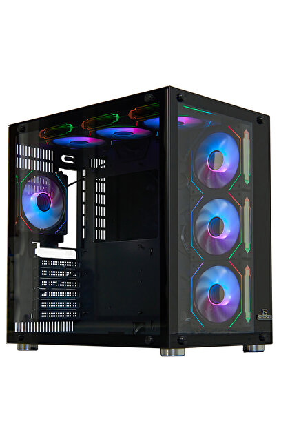 ColdPower Seaview 7x Argb Sessiz Fan Temper Cam 750 Watt 80 Bronze