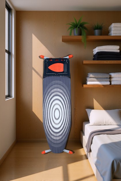 290 Derece Kadar Isıya Dayanıklık Ömür Boyu Kırılmaz Krom Ütü Masası Premium A Kalite 46x127 cm