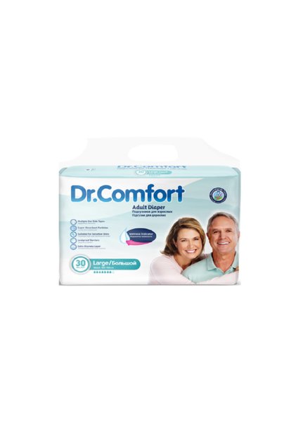 حفاضات دكتور كومفورت لكبار السن30 لاصق L