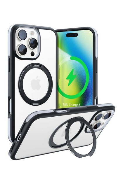Upgraded 360°Rotatable Magnetic Ring for iPhone 16 Pro Case