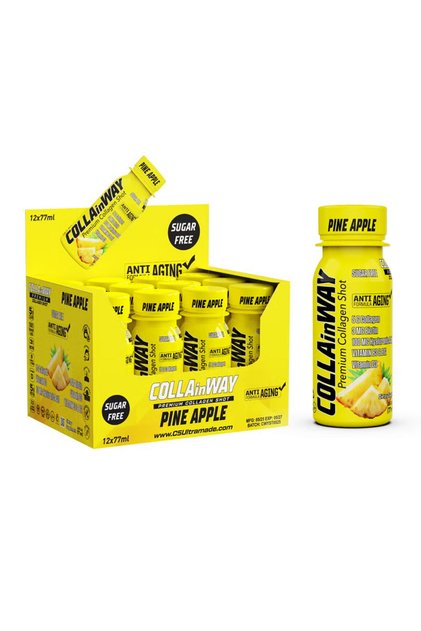 COLLAinWAY Premium Collagen Shot 77ml Pine Apple Pack of 12