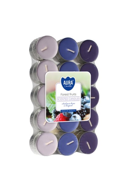 Set 30 Lumanari Pastile Parfumate, Aura, Fructe de Padure P30-13