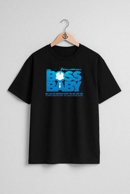 Oversize the Boss Baby Chest Design Unisex T-Shirt