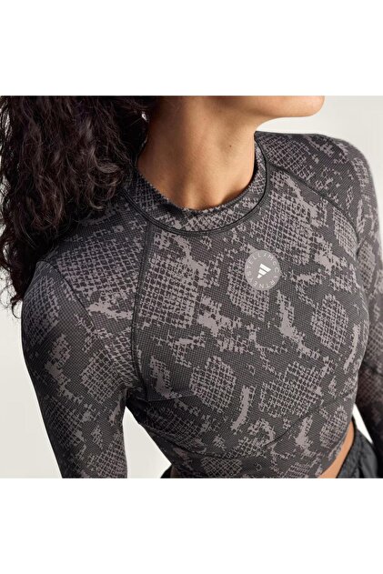 adidas By Stella McCartney Training Longsleeve Crop Kadın Tişört