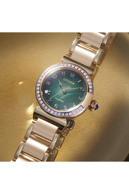 Citizen Eco-Drive EM1123-62X Pırlantalı ve Yedek Kordonlu Kadın