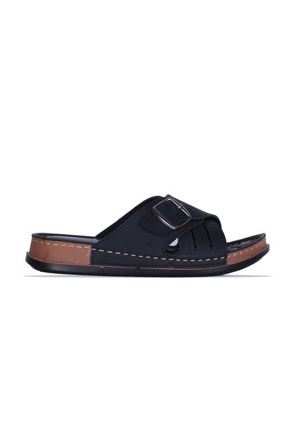 952-5 Campus Black Men's Slippers