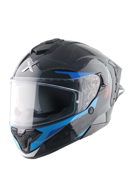 AXOR Brutale Kryptic Kask Black Blue - Pinlock Dahil - Fiyatı