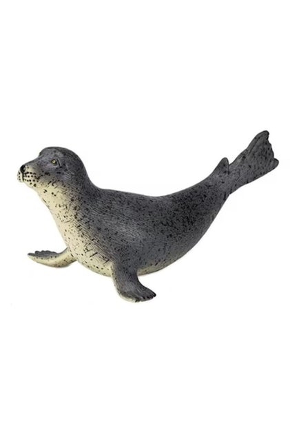 Figurine Foca Pestrita, realist, multicolor, 38 cm
