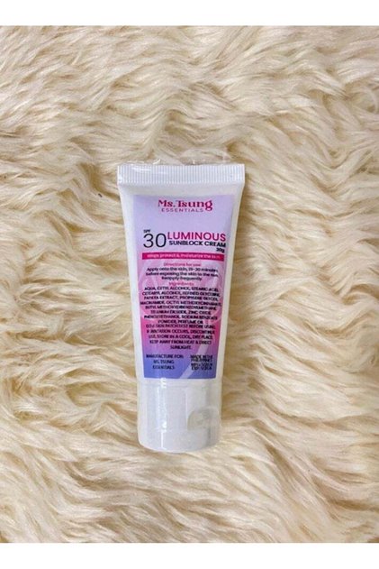 Ms. tsung sunscreen