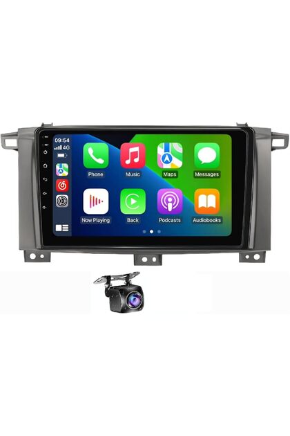 Android Car Stereo for Toyota Land Cruiser LC100 GXR 2003-2006 4+64GB 9inch with AHD Camera