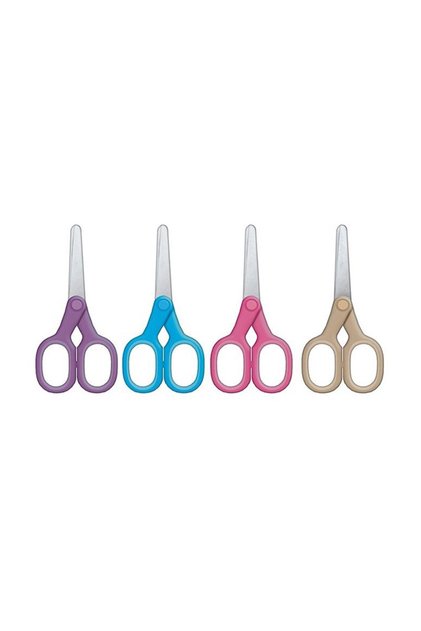 Foarfece pentru copii, vârf rotund, lamă gradată, lungime 12 cm