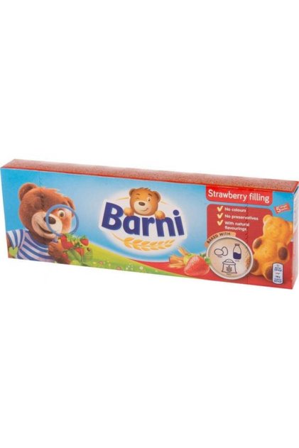 Prajituri in forma de ursulet cu capsuni 150 g
