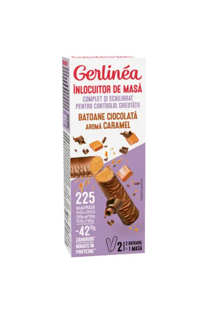 Batoane mini cu caramel Gerlinea, 62g