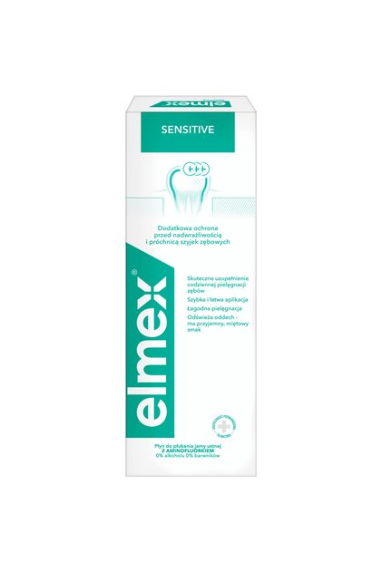 Apa de gura elmex Sensitive, pentru dinti sensibili, 400 ml