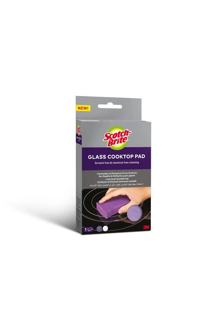 Burete curatare plite de sticla Scotch-Briteâ„¢, 1bucata/pachet