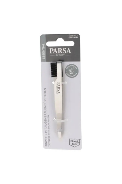 Penseta cu perie sprancene Beauty 2in1