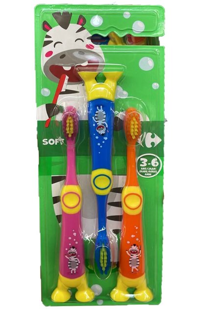 Periuta de dinti Kids, +3 ani, 3 bucati