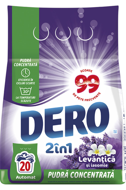 Detergent automat 2in1 Lavanda 20 spalari 1.5Kg
