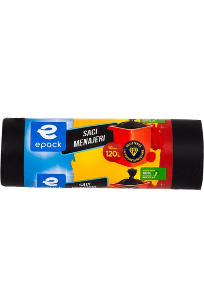 Saci menajeri 120l EPack, 10buc