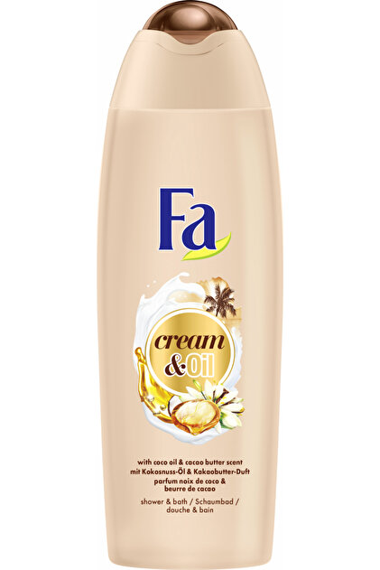 Αφρόλουτρο Cream&Oil Cacao, ουδέτερο pH, 750 ml