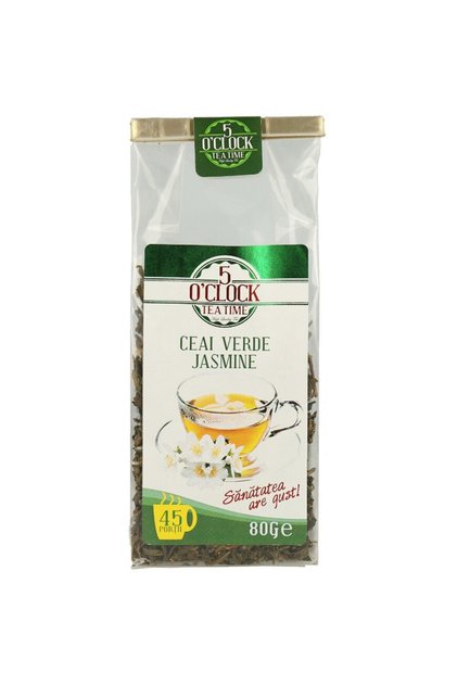 Ceai Verde Jasmine, 5 O'Clock Tea, 80 g