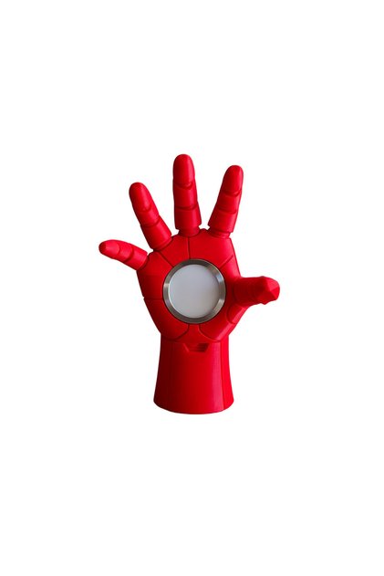 Iron Man El Tasarımlı Dekoratif Masa Lambası