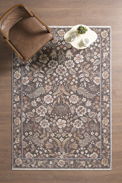 antique motif.。.:♡* venucci home & living Frezia Floral Bambu Polyester Oturma Odası