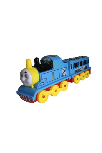 Trenuleț Thomas cu vagoane, sunete și lumini, multicolor, 19 cm