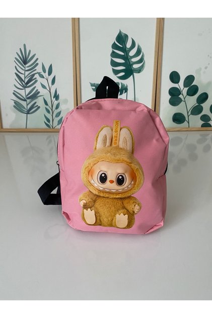 Labubu Backpack, School Creest Bag