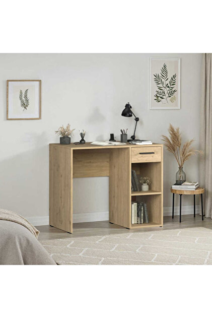 Adore Mobilya Trendline Çekmeceli Çalışma Masası Florida Meşe
