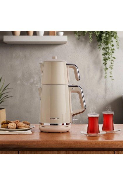 Tea Style Cay Makınesı Bej