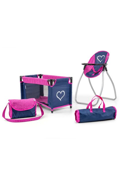 Set accesorii 3 in 1 pentru papusi Elsa Prestige Navy